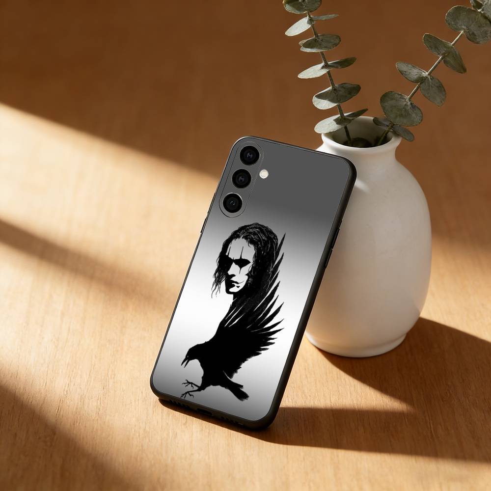 Thriller T-THE-C-CROWS Phone Case For Samsung Galaxy A20,21s,22,31,32,52,53,72,73,80,91 Soft Black Shell