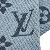 Great LOUIS VUITTON Scarf Escalp Logo Mania LV logo with fringe wool M75702 Used