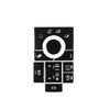 Car Terrain Mode Button Aluminum Alloy Sticker Kit For Land Rover Sport 2014-2016 Interior Modification Accessories