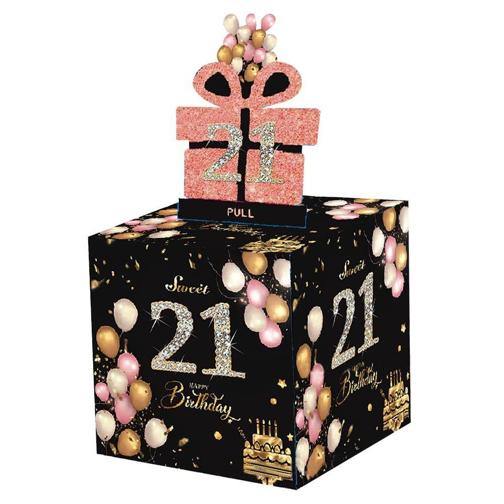 Birthday Surprise Birthday Money Box 16th 18th 21st Money Gift Boxes Surprise Money Box  Party