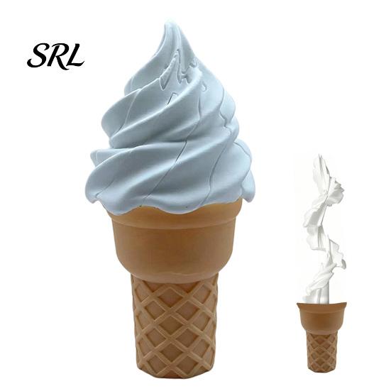 Adults Ice Cream Toy Retractable Longsword Toy, Twisting Slippery Cone Plastic Spiral Rotating Fidget for Kids Desk Gadgets