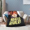 Heated Rivalry Blanket Canadian Sports Romance Flannel Awesome Warm Throw Blankets for Home Restaurant  Winter