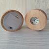 Round Wooden LED Night Light Base with Switch and Battery Power