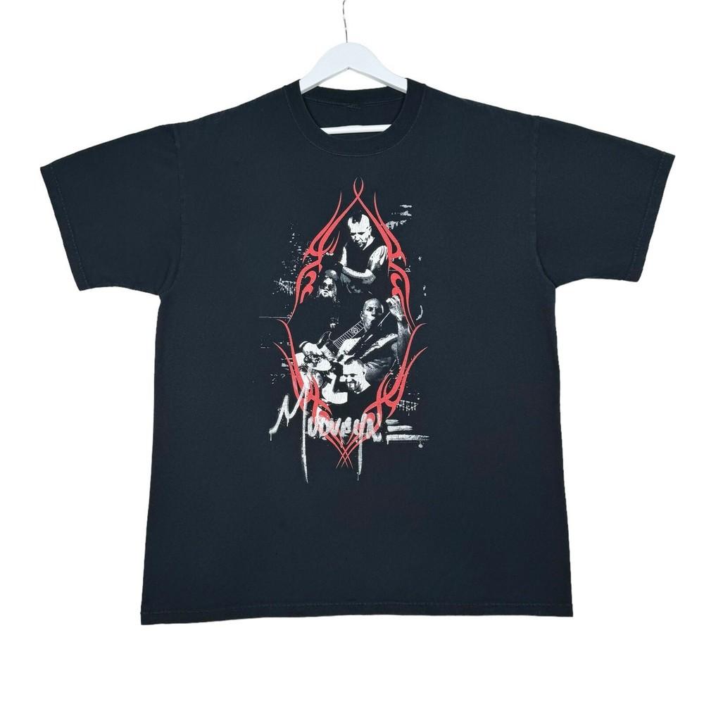 Новая Винтажная Футболка Mudvayne Рождественский Подарок Унисекс S5XL Футболка BI53 Унисекс Футболка