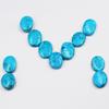 Natural Blue Turquoise Loose Gemstone 385.00 ct Oval Cut Lot for Jewelry Making and Gem Collections