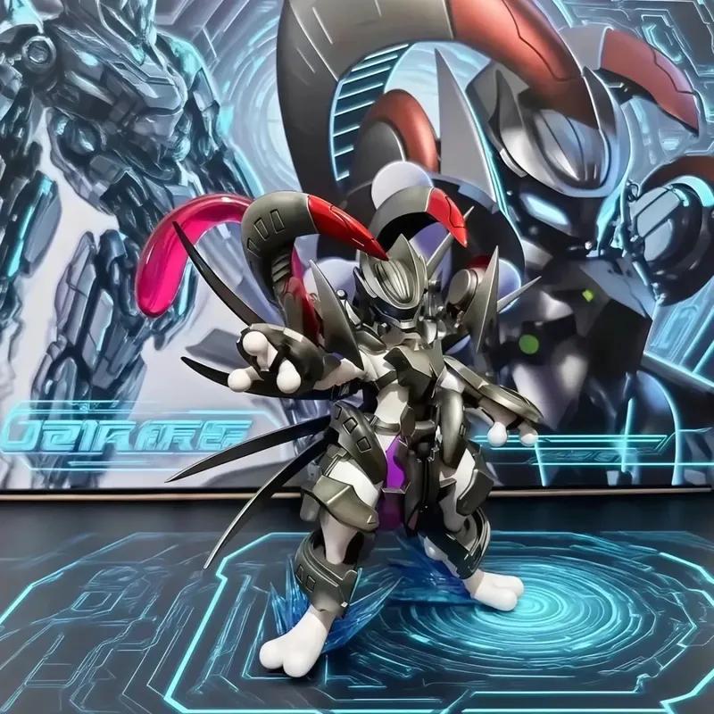 14cm Anime Dragon Nest Armored Mewtwo Gk Action Figures Desktop Ornament Collectible Model Statue Exquisite Toys Gifts