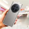 Для VIVO X100S S Pro X100 Ultra X100Ultra Чехол Мягкие ТПУ Чехлы для Телефона Прозрачная Защитная Крышка Задняя Панель Clear Protective Back Coque Carcase
