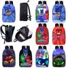 Прочный рюкзак PJ Masks для детей с ярким 3D-дизайном персонажей и регулируемыми мягкими лямками