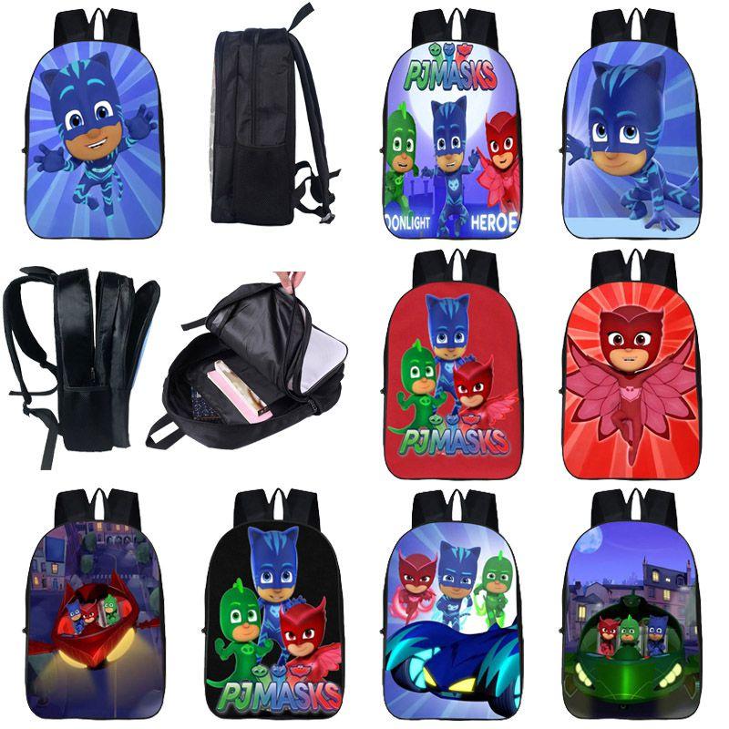 Прочный рюкзак PJ Masks для детей с ярким 3D-дизайном персонажей и регулируемыми мягкими лямками