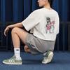 Adidas Футболка Originals Toc Graphic Tee с вышитым логотипом и принтом, ребристый круглый вырез, свободная футболка с коротким рукавом, женские топы Han-Jade-White IP1756