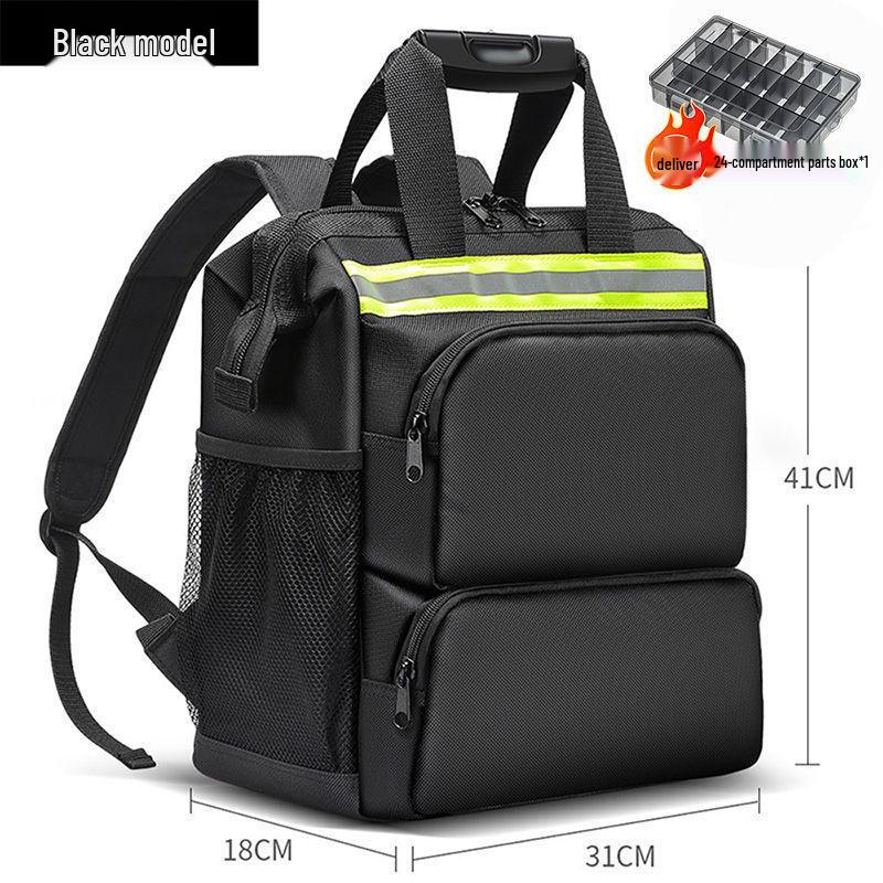 Multifunctional Electrician's & Woodworking Durable Backpack with Large Capacity & Plastic Bottom