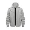 Men'S Loose Jacket Fashionable Multi Pocket Hooded Jacket