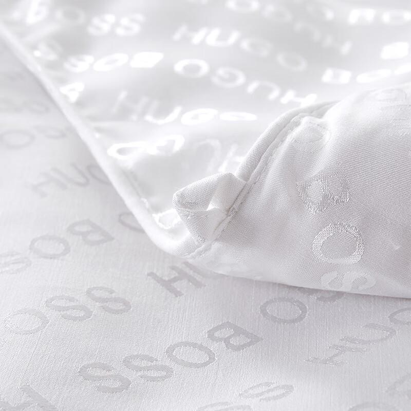 BOSS Жаккардовое одеяло из тутового шелка с логотипом