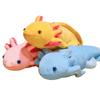 45cm Colorful Newt Plush Toy Stuffed Cute Axolotl Salamander Fuzzy Plush Fish Appeasing Long Pillow Cushion Kids Gift