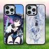 G-Genshin Impact Скарамуш Чехол для телефона для iPhone 17,16,15,14,13,12,11,Pro,XS,Max,Plus,Mini,SE4,E Черный матовый противоударный чехол
