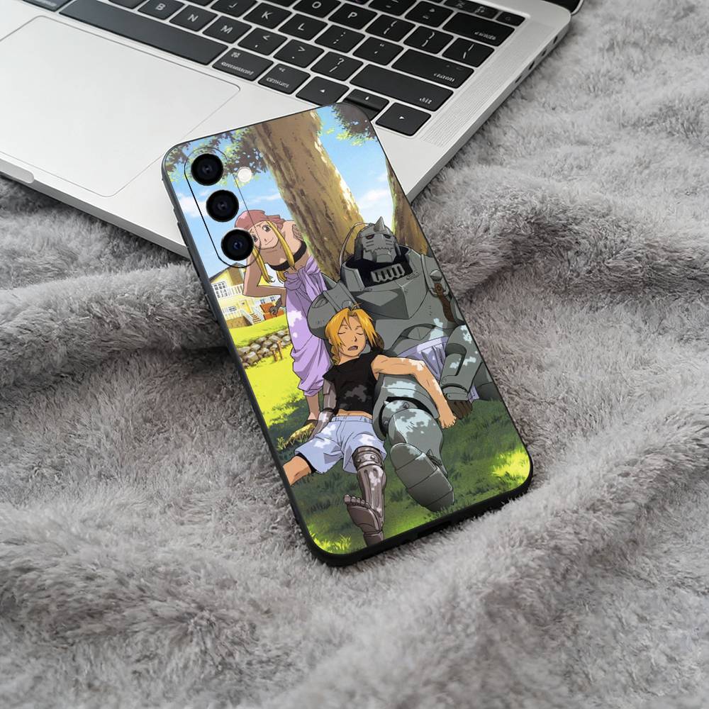 Чехол для телефона F-A-Fullmetal -Alchemist для Samsung Galaxy A73,A71 A72,A70,A53,A52,A51, Мягкий силиконовый черный чехол