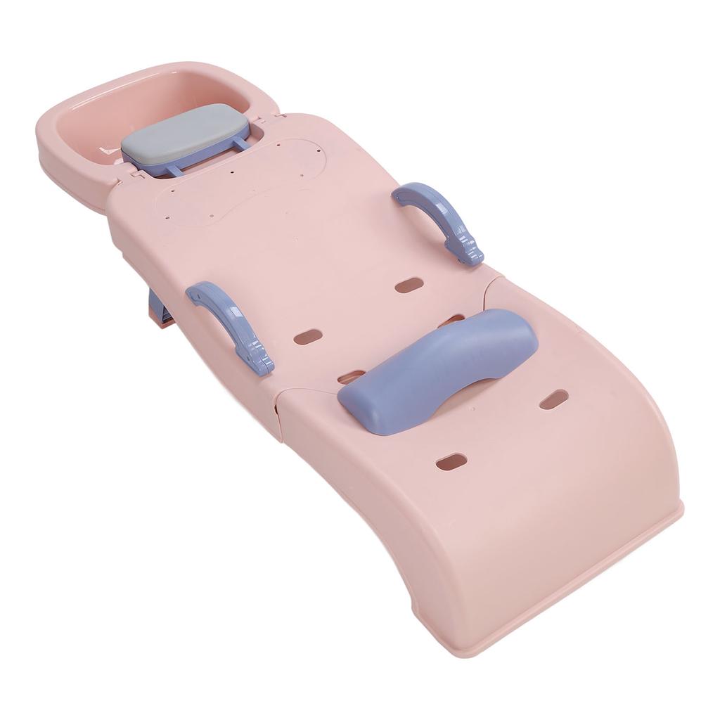 Детский стульчик для мытья шампунем, складной, предотвращает скольжение, стульчик для мытья волос малыша с раковиной для шампуня для детей от 0 до 10 лет