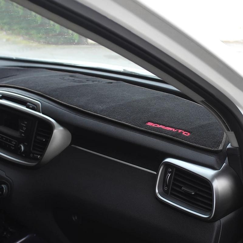 For Kia Sorento Prime R UM 2015 2016 2017 2018 Car Dashboard Cover Anti-Slip Mat Sun Shade Pad trument Panel Carpet