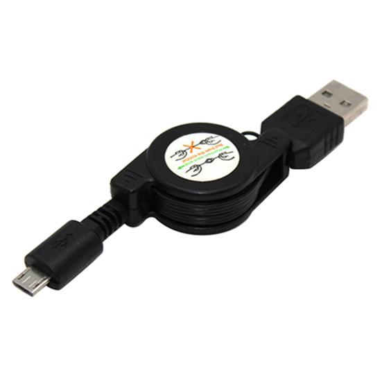 Выдвижной кабель Micro USB A — USB 2.0 B, зарядное устройство для синхронизации данных с разъемом «папа» для Android