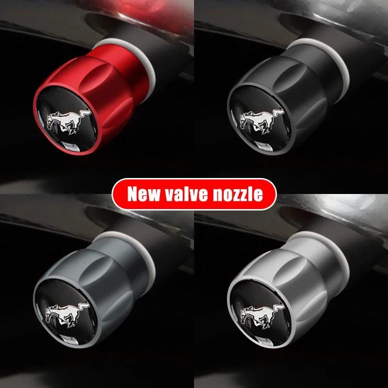 for Ford Mustange F150 Roush Raptor Fusion Explorer Focus Edge Kuga Transit GT350 550 Car Wheel Tire Valve Caps Rim Stem Covers