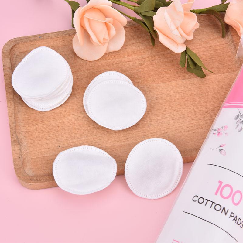 100 шт. круглые ватные диски из 100% хлопка, просто мягкие для снятия лака с ногтей