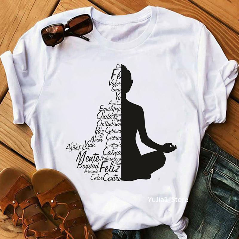 Модная футболка Zen Hobo Boho Paix, женские топы с принтом Будды и чакры, медитация, простая женская футболка, летняя футболка Femme