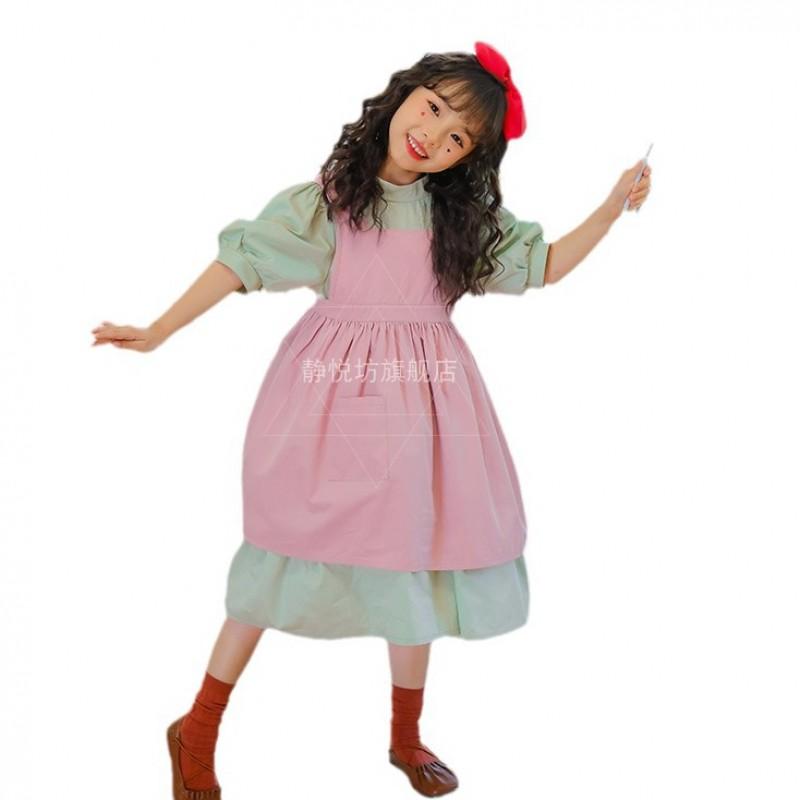 Halloween Kids Witch Costume Kikis Delivery Service Cosplay Dress Girls Anime Themed Party Outfit