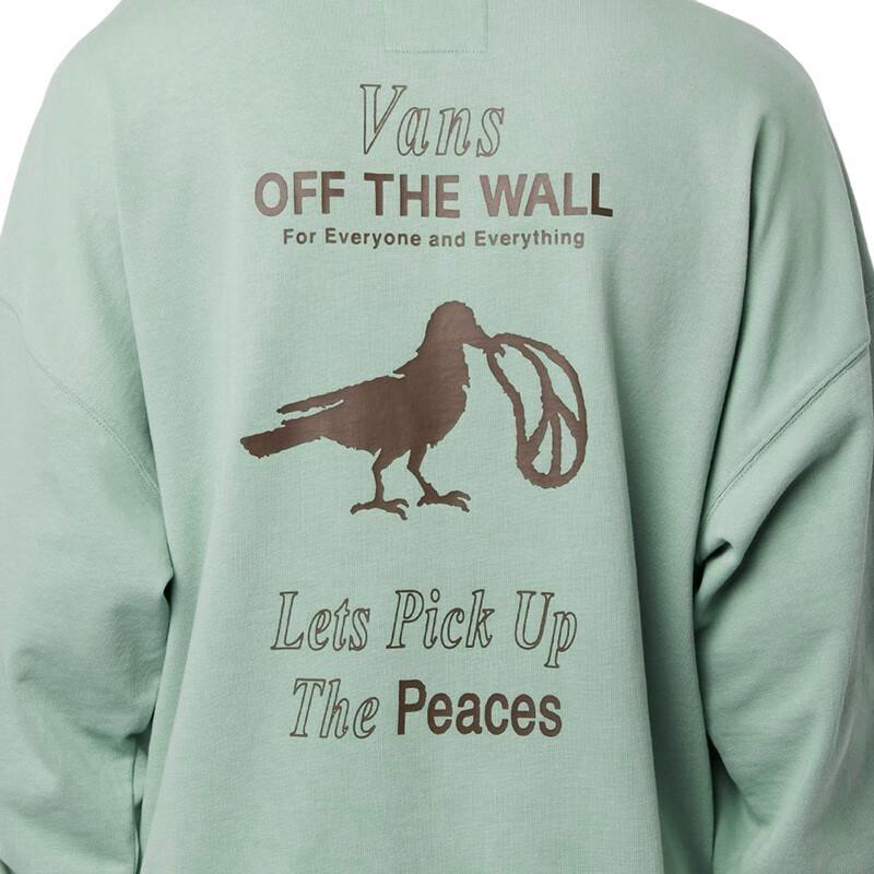 Vans Sweatshirts Men's Green Hooded Non Detachable Moderate VN0A54ONE0K