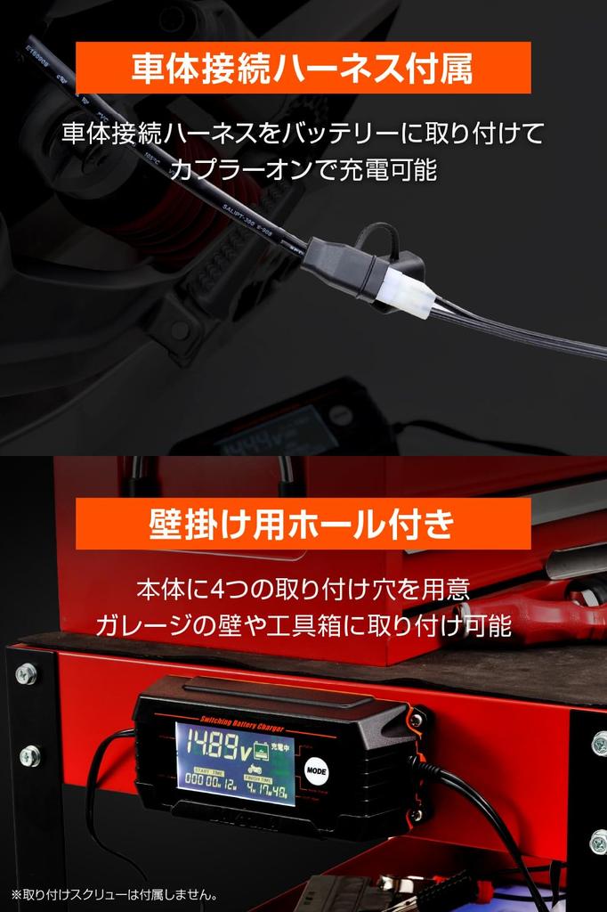 Daytona 91875 Charger for Both Motorcycle and Car Batteries, Compatible with Open /