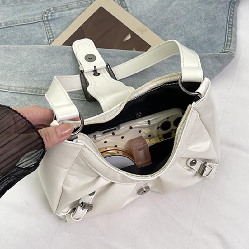 Yogodlns Винтажная сумка через плечо из искусственной кожи для женщин, тренд Y2K, стиль spicy girl, сумка подмышку в стиле Майяр, высококачественные женские сумки