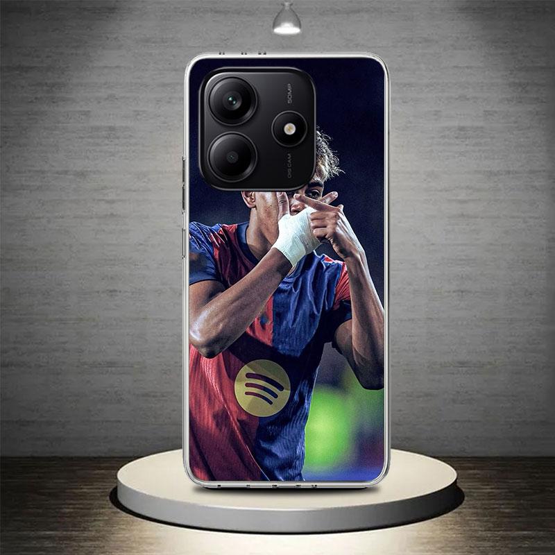 Чехол L-Lamine Y-Yamal 19 для Xiaomi Redmi Note 10 11 12 13 14 Pro Plus 14S 13 12S 11S 11T 11E 10S Мягкий Coque