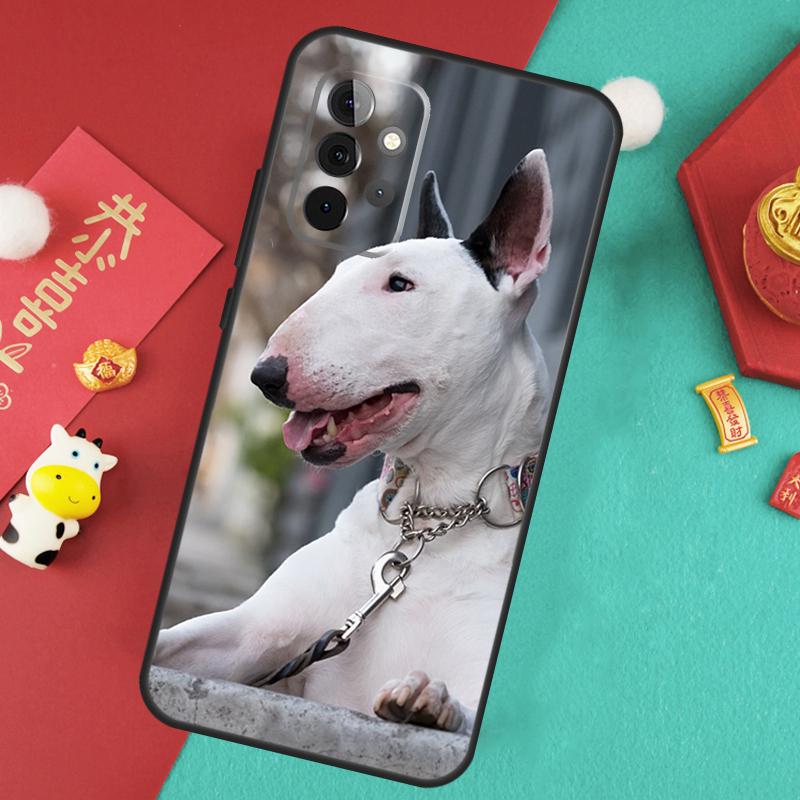 Bullterrier Bull Terrier Dog Case For Samsung Galaxy A52 A32 A12 A14 A34 A54 A51 A71 A53 A33 A13 A15 A25 A35 A55 Cover