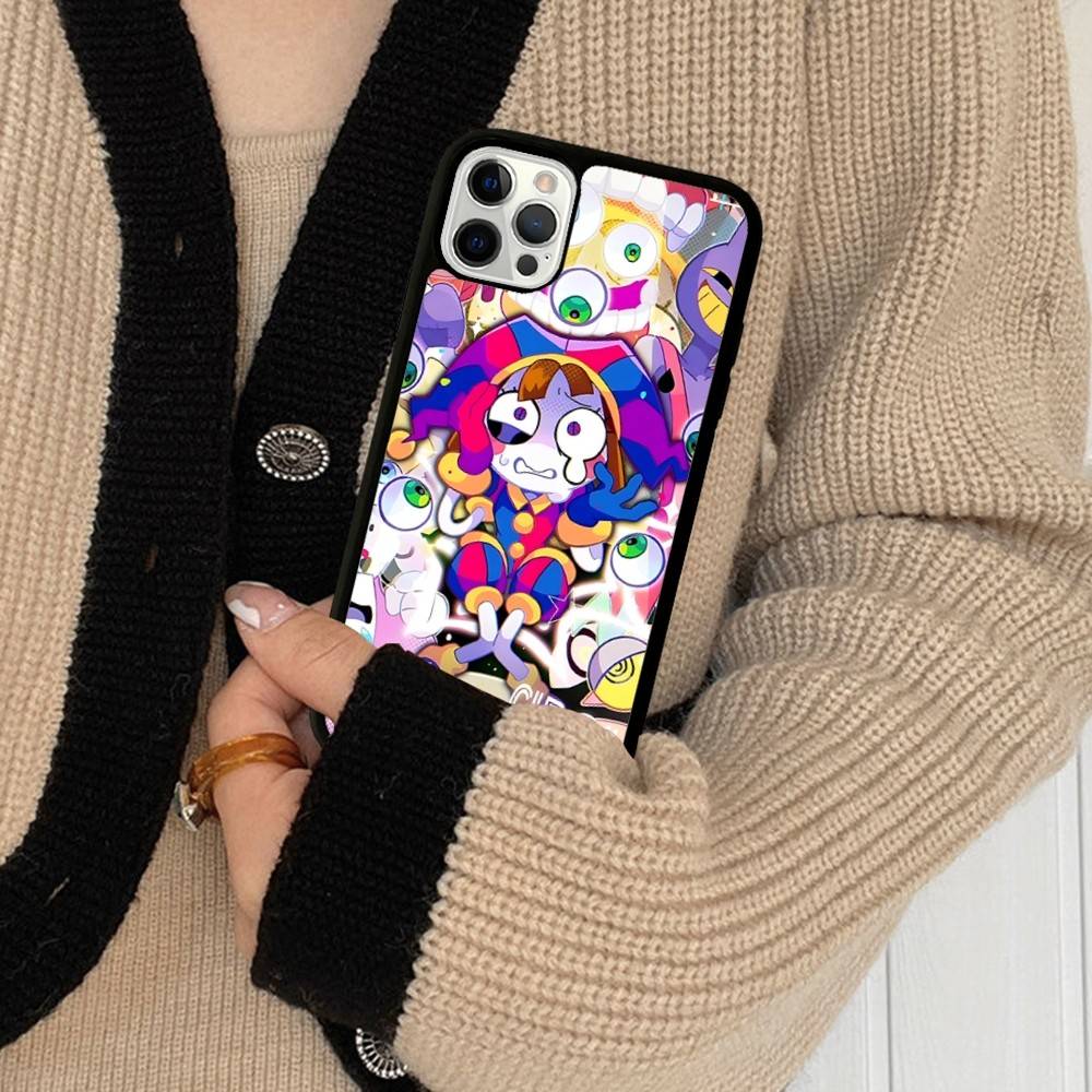 Забавный A-Amazing D-Digital C-Circus Чехол для телефона для iPhone 16 E 16 15 14 Plus 17 13 12 11 Pro Max TPU+PC Ударопрочный чехол
