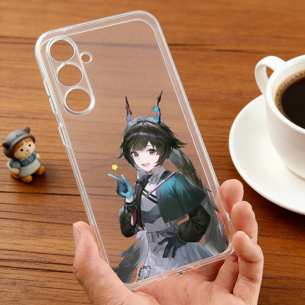 A-Arknights Endfield Игра Милый Т-Тан Тан Чехол для Телефона Для Samsung S25,24,21,22,23,30,Ultra,20,Plus,Fe,Lite,Note Прозрачный Чехол