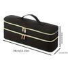 Portable Hair Dryer Case Waterproof Large Capacity Hair Curler Bag Double-Layer Hair Bag Dryer Accessories Tools Travel Bag Gift