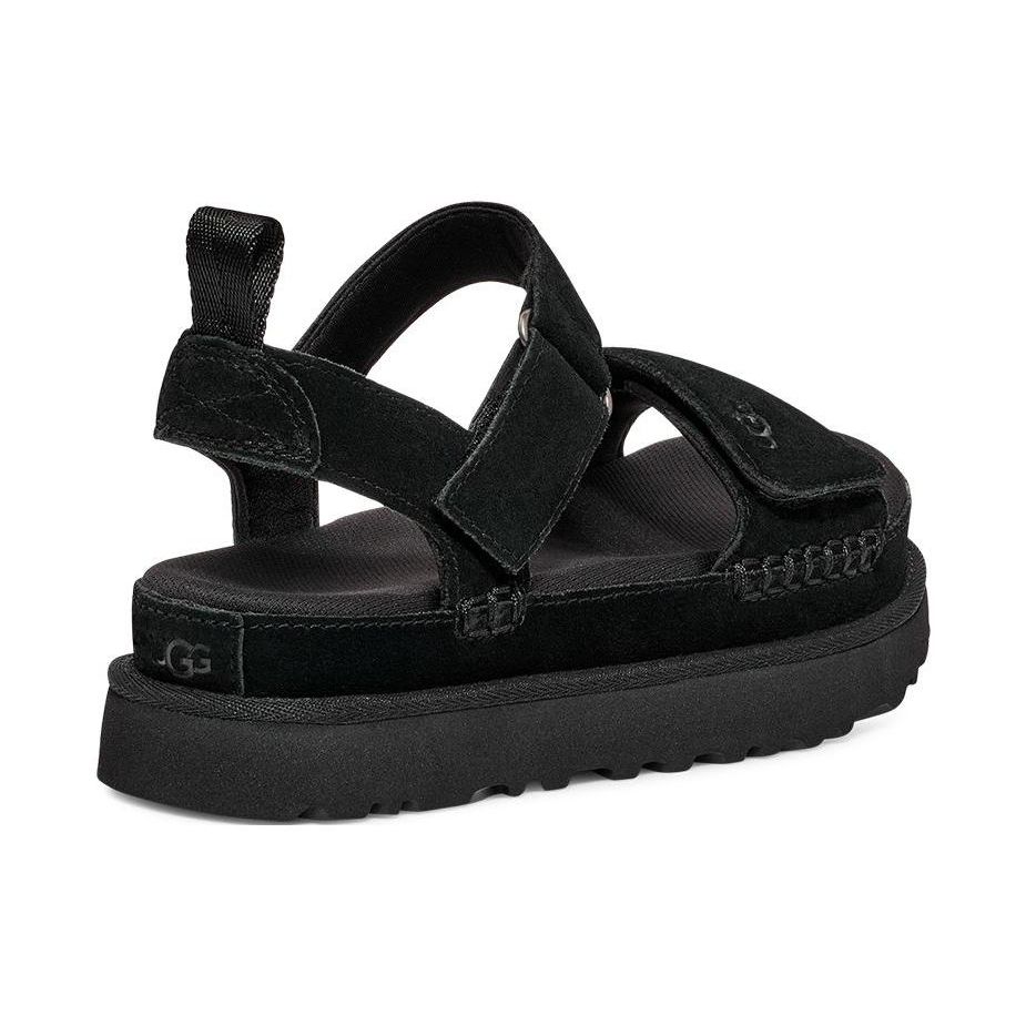 UGG Сандалии на платформе Goldenstar черного цвета (Женский) Женские кроссовки 1136783-BLK