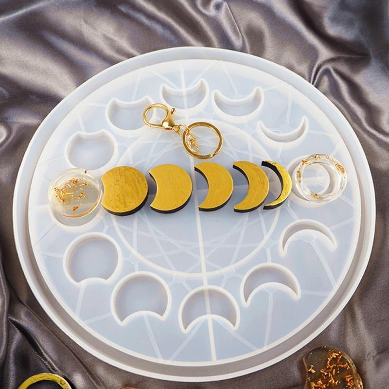 DIY фазовая пластина из смолы, формы для подвески в форме ушей, эпоксидная смола, силиконовые инструменты, форма для литья, принадлежности для рукоделия