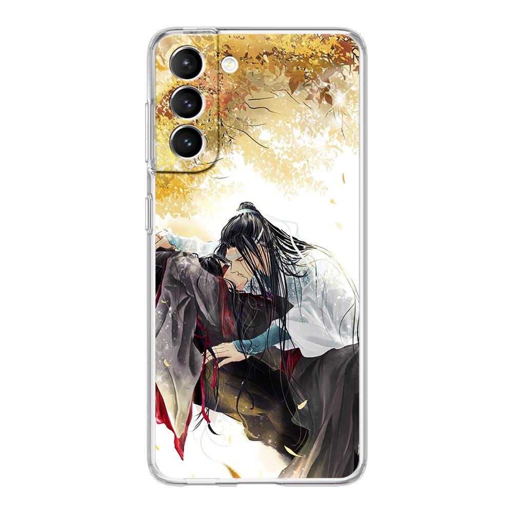 Чехол для телефона Mo Dao Zu Shi Wei Wuxian для Samsung Galaxy S22 5G S20 Ultra S21 FE 5G S10E S9 S8 S10 Plus Note 20 10, прозрачный чехол