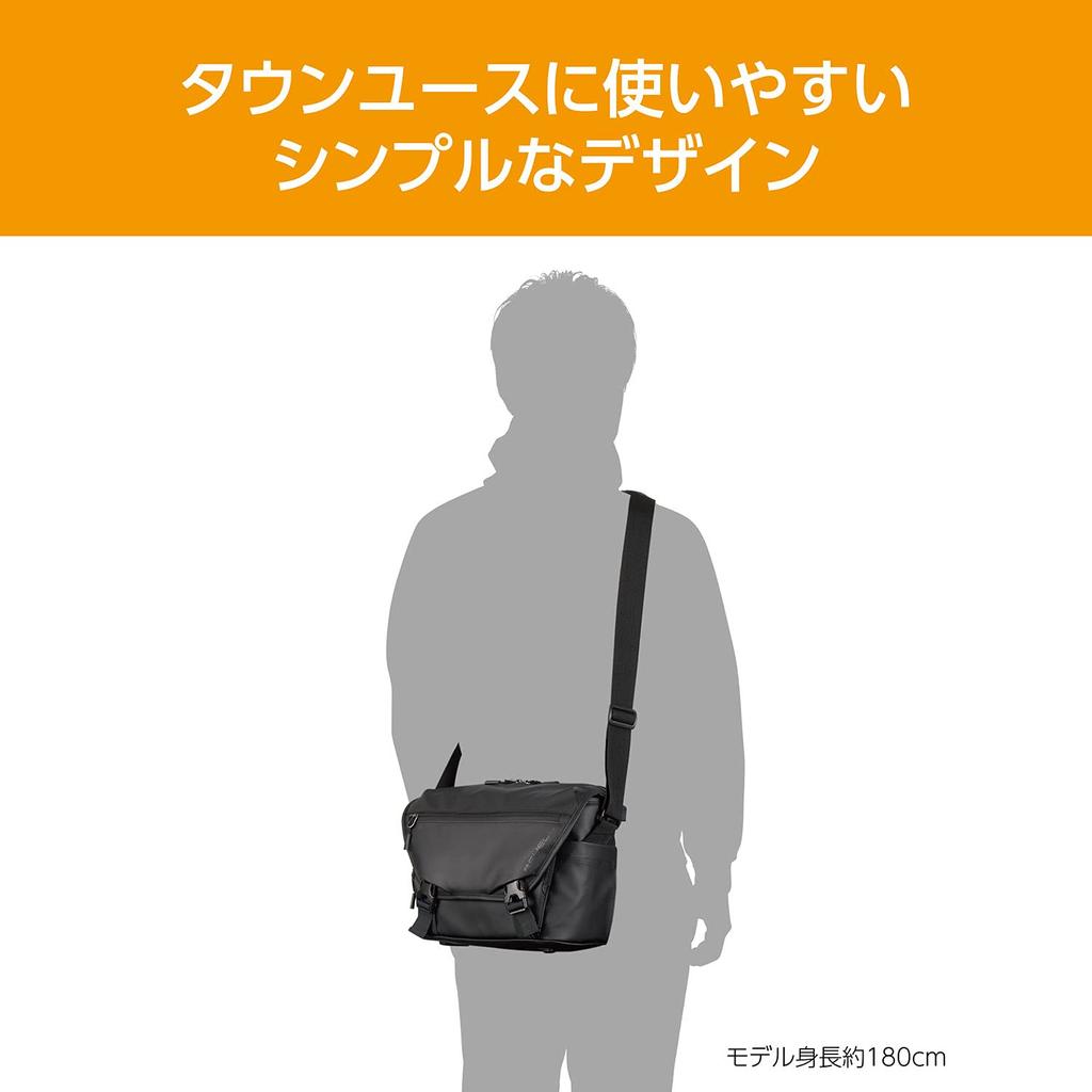 HAKUBA Сумка для камеры Plus Shell Resist 02 Плечевая сумка M AZ Чисто черное ПВХ покрытие Водонепроницаемая Быстрый доступ Верхний доступ AMZSPRS02SBMBK 4977187206555