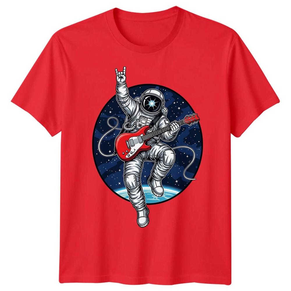 Astronaut Rock Music Space Unisexs TShirt Unisexs Tee Graphic Unisex Tee
