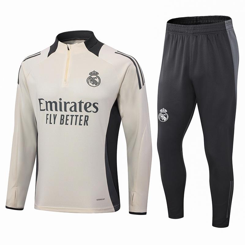 2425 Спортивный костюм для тренировок по футболу Арсенал с длинным рукавом и молнией на половину, детский и взрослый, костюм, внешний вид