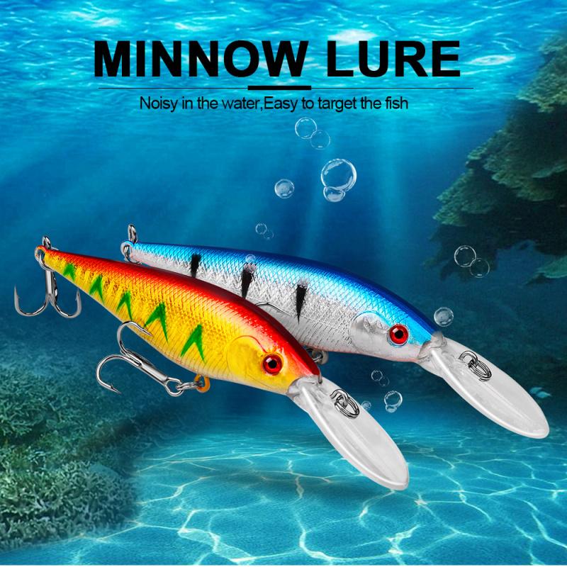 Воблер-минноу Lua Lure11.5см10.5г10Разноцветная бионическая имитационная приманка, дальнобойный жесткий воблер, подходит как для пресной, так и для соленой воды