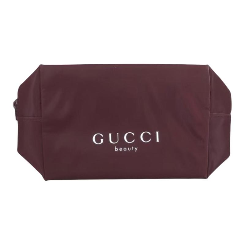 Gucci Косметичка/сумка для туалетных принадлежностей [Сумка на заказ] Холщовая сумка через плечо Пылезащитное хранение Портативная Коллекция Алый Обновление Коллекция Алый