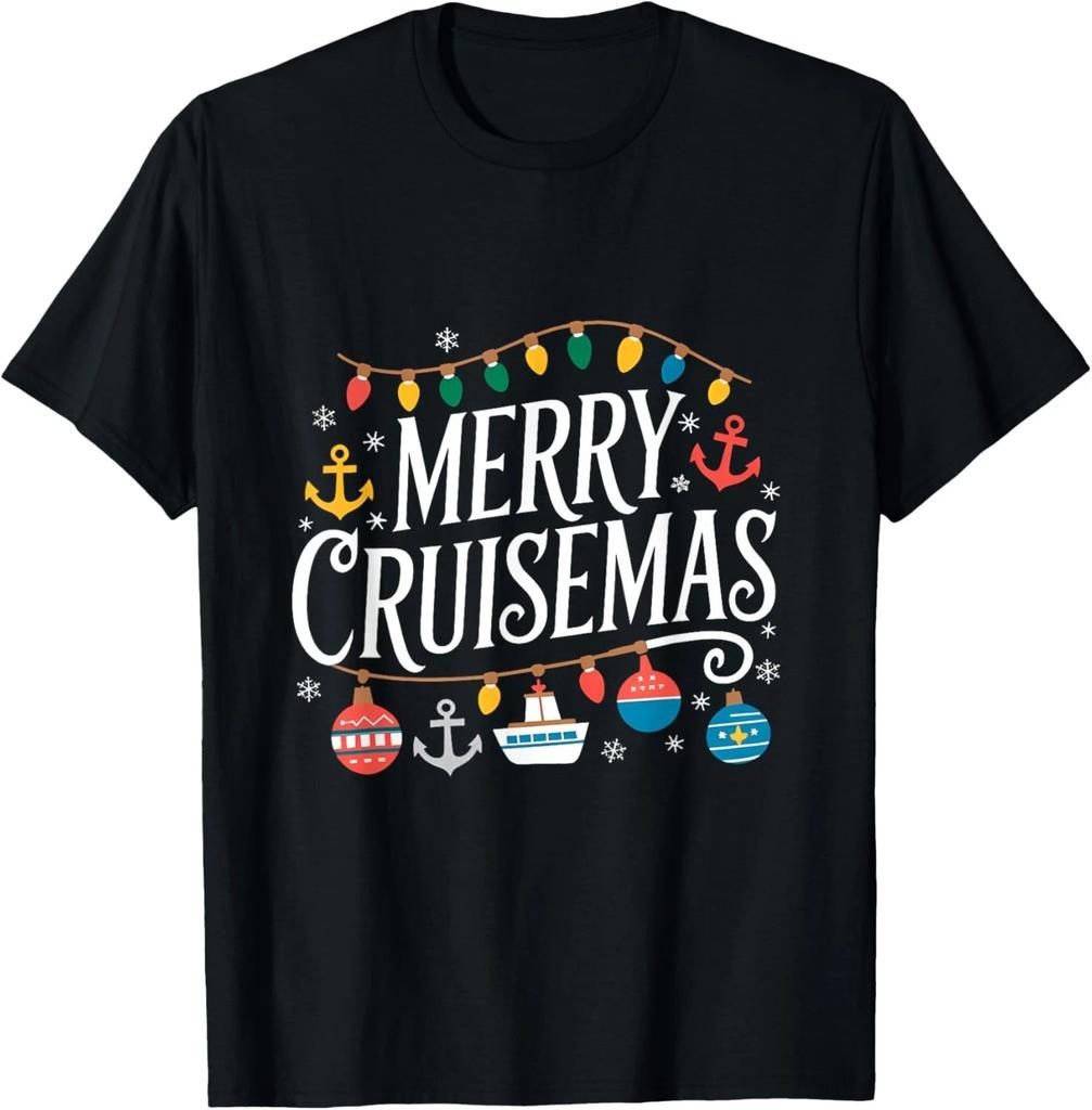 Merry Cruisemas Christmas Cruise  Shirts Family Cruisin Lover T- Shirt