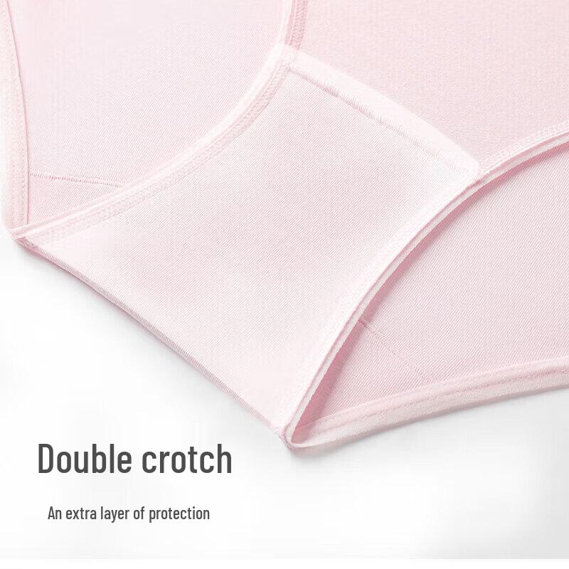 Shuya Women's High-Waist Breathable Cotton Briefs