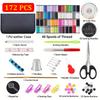 172-piece Sewing Box Set Hand-sewn Cloth Multifunctional Convenient Sewing Bag Set