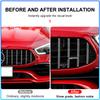 AABIF1 1PCS Car Front Grille Badge Sticker Accessories AMG Emblem For Mercedes Benz GLC A B C E Class W204 W205 W212 W213 GT AMG