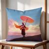 Game Sky ChilDRen of the LLight Cushion Cover Natural Linen Organic Fabric DoubleSided Printing Couch Pillow Covers Home Decor