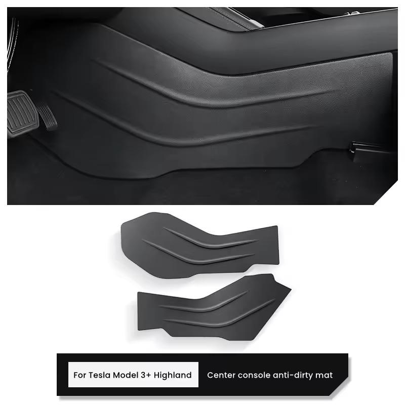 For Tesla Model 3 Highland 2024 Central Control Side Anti-kick Pad Anti-Dirty Waterproof Protector Cover interior accessories