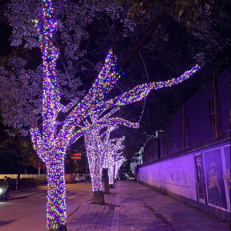 LED Starry Sky Outdoor String Lights - Colorful Decorative Holiday Lighting for Christmas & Weddings